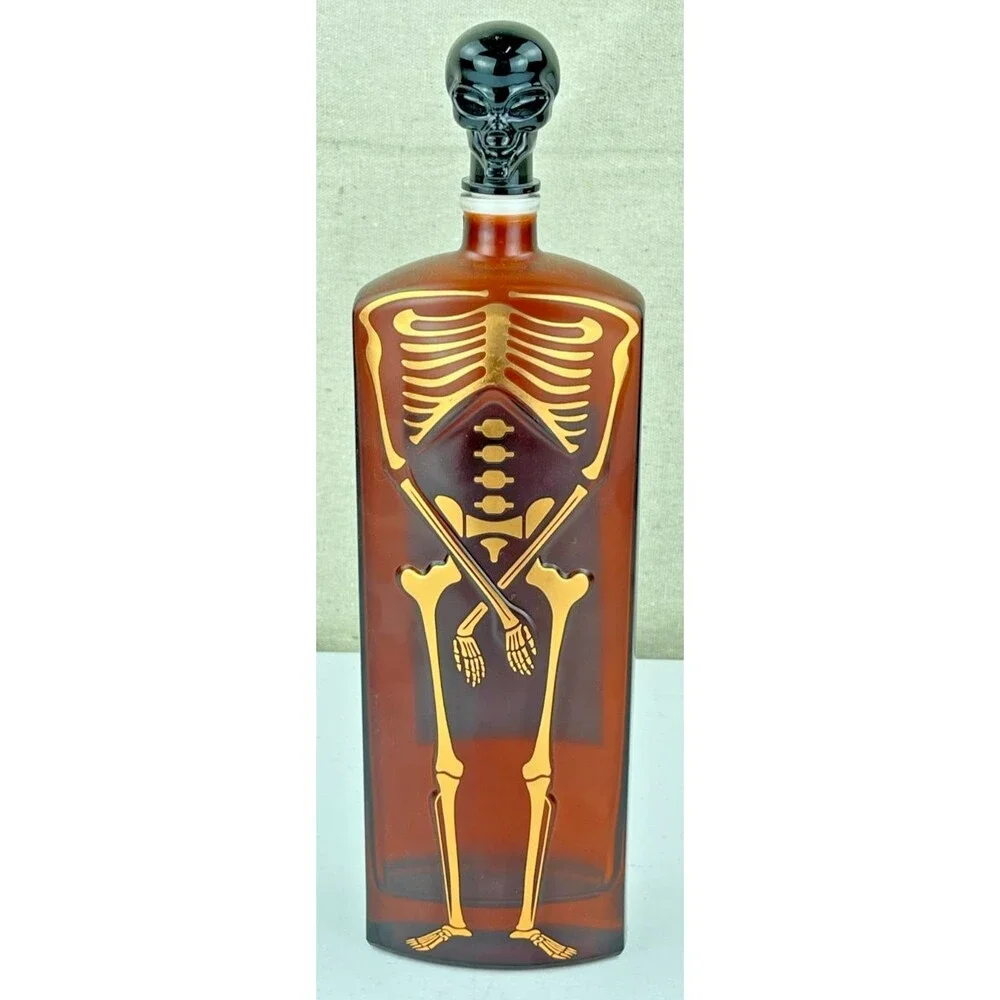 E.T. 51 Whiskey Skeleton Bottle Brown 750 ml
